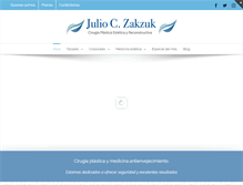 Tablet Screenshot of julioczakzuk.com